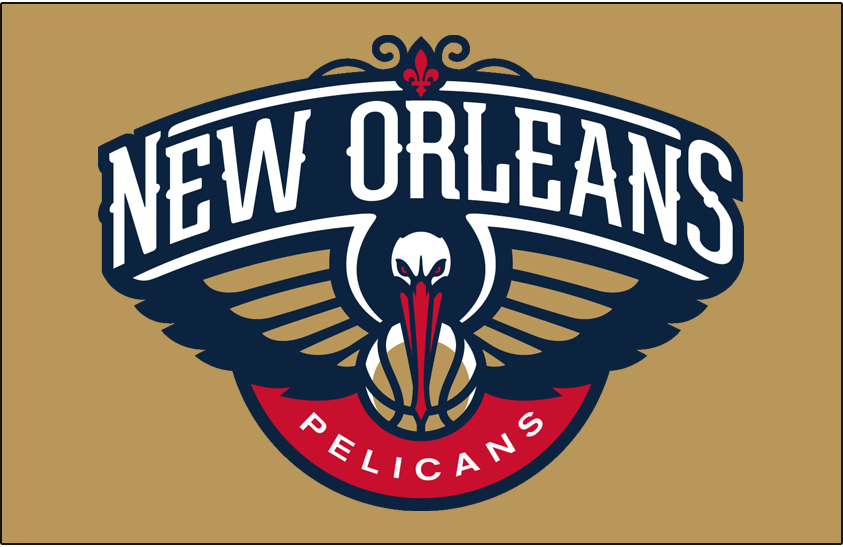 New Orleans Pelicans 2013-Pres Primary Dark Logo DIY iron on transfer (heat transfer)